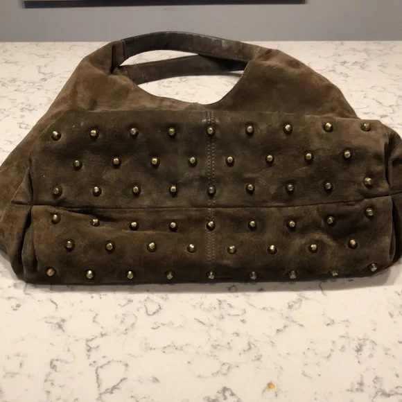 Worth New York Suede Studded Shoulder Bag - Picture 3 of 10